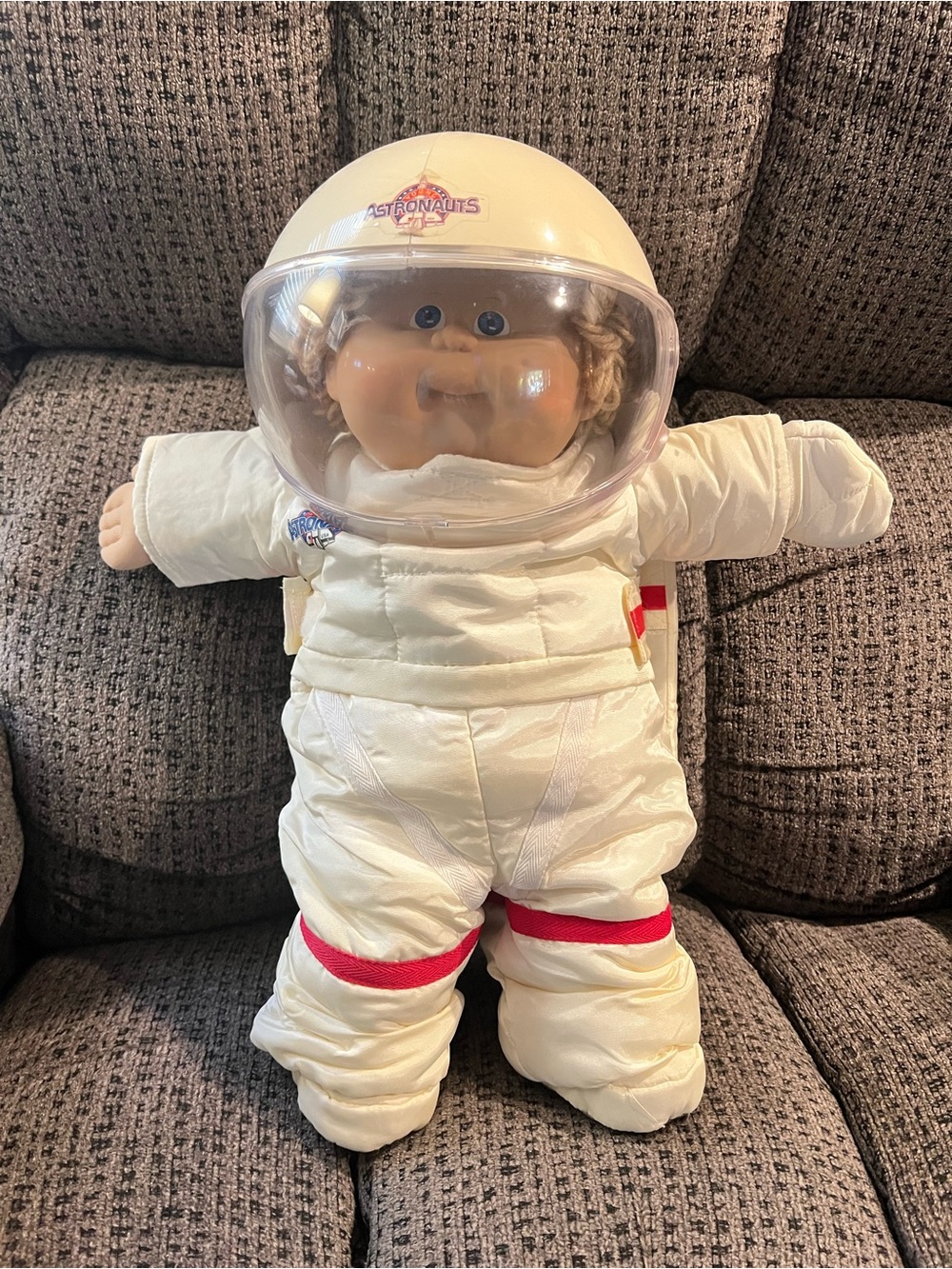 Vintage 1980s Cabbage Patch Young Astronauts Space Costume Backpack Doll